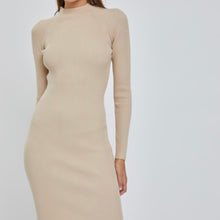 Load image into Gallery viewer, Ribbed Sweater Dress
