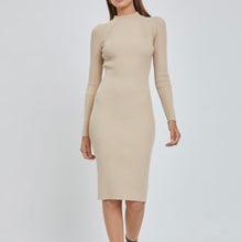 Load image into Gallery viewer, Ribbed Sweater Dress

