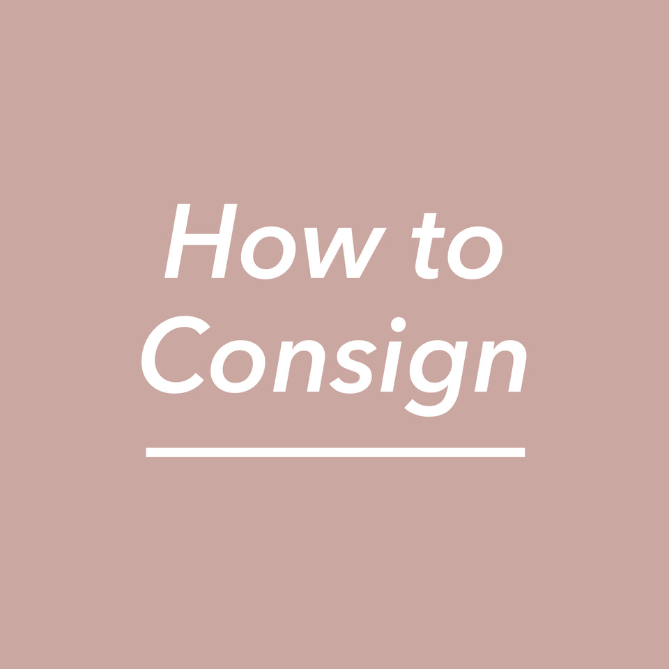 How to consign. How consignment works.
