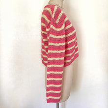 Load image into Gallery viewer, Listicle Striped Cardigan Top

