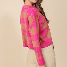 Load image into Gallery viewer, Lumiere Plaid Cardigan/Jacket
