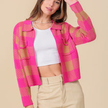 Load image into Gallery viewer, Lumiere Plaid Cardigan/Jacket
